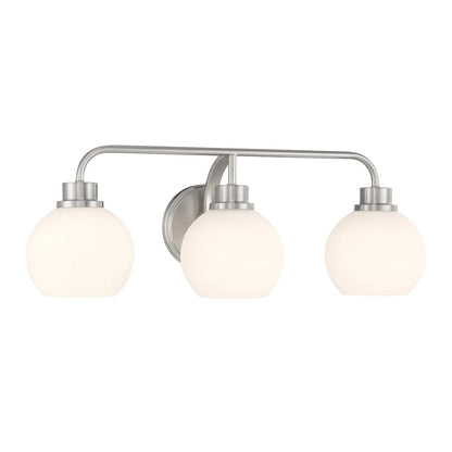 Bathroom Vanity Light in Brushed Nickel
