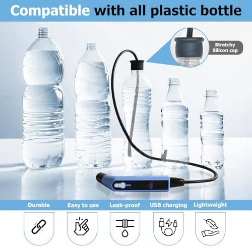 Orca Portable Travel Bidet Bottle Handheld Personal Sprayer, Electric Travel Bidet Camping Bathroom Personal Hygiene Cleaning Baby Care Toilet Sprayer Cleaning