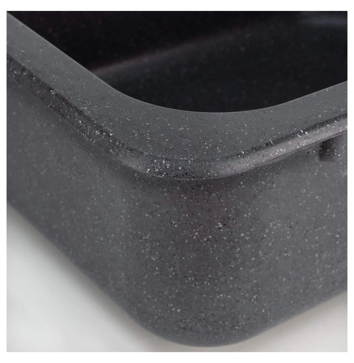 RV Kitchen & Bathroom Sink 15" x 13" - White or Black Granite - Single Hole - Durable HDPE - Made in USA - Bar Sink for Camper, Boat, or Small Spaces