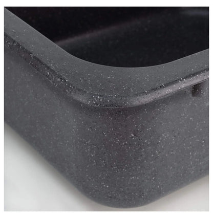 RV Kitchen & Bathroom Sink 15" x 13" - White or Black Granite - Single Hole - Durable HDPE - Made in USA - Bar Sink for Camper, Boat, or Small Spaces