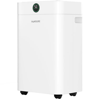 HUMSURE 35 Pint Dehumidifier 3000 Sq.Ft Room, for Basements with Drain Hose, Ideal for Large&Medium Sized Bathroom and Bedroom, Max Moisture Removal 50 Pints (95 "F, 95% RH)