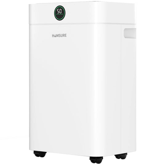 HUMSURE 35 Pint Dehumidifier 3000 Sq.Ft Room, for Basements with Drain Hose, Ideal for Large&Medium Sized Bathroom and Bedroom, Max Moisture Removal 50 Pints (95 "F, 95% RH)