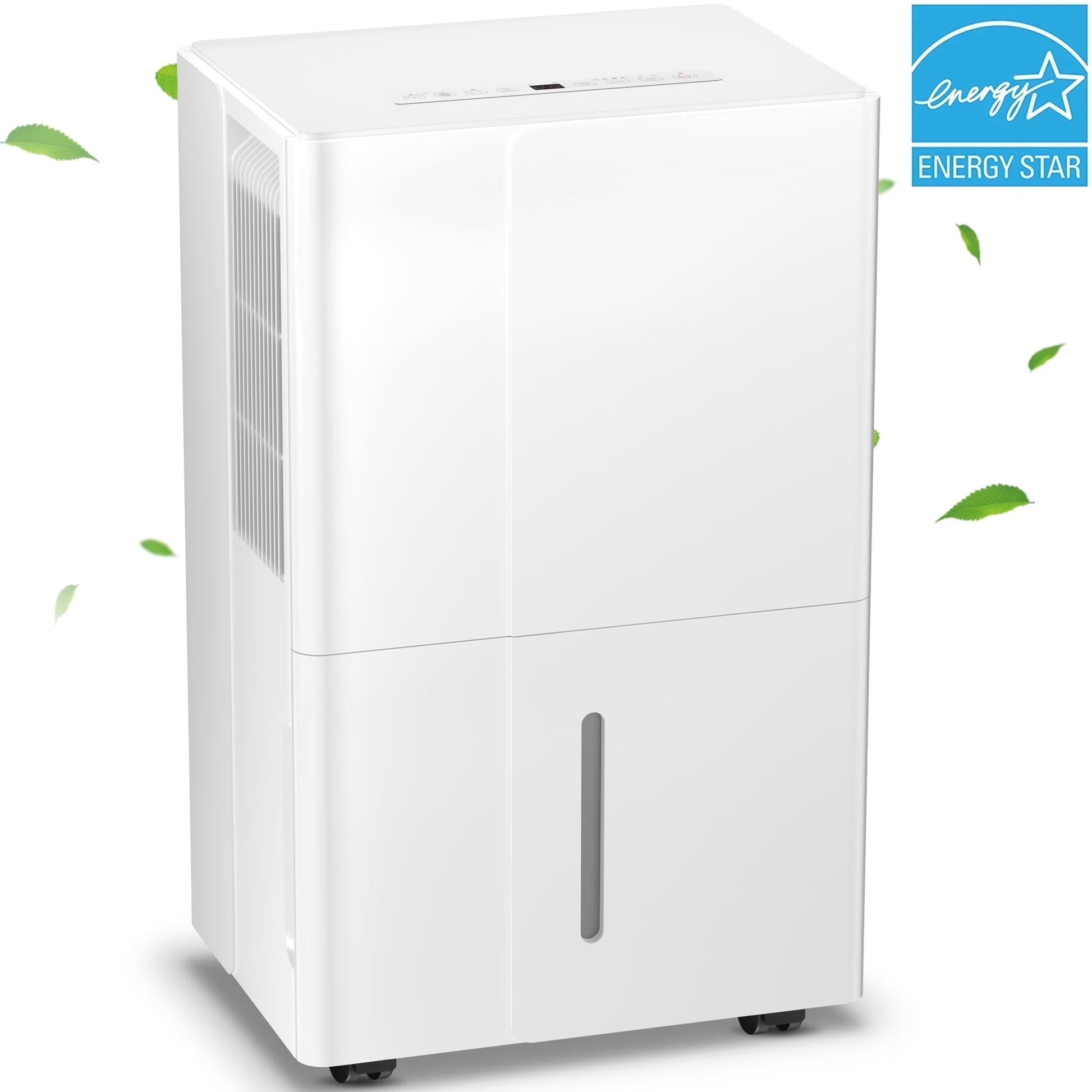 KISSAIR 15 Pint Dehumidifier, Max 3000 Sq.Ft Coverage Area, 3 Operation Modes, 24H Timer, Basement/Bathroom/Laundry Room