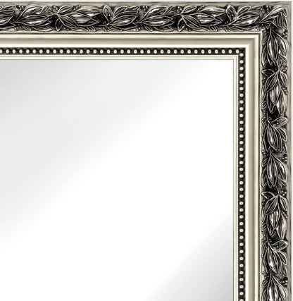 H-A Framed Rectangle Bathroom Mirrors for Wall,Wall Mounted Mirror Vertical or Horizontal Hanging for Living Room,Bedroom (32''x24''Sliver)