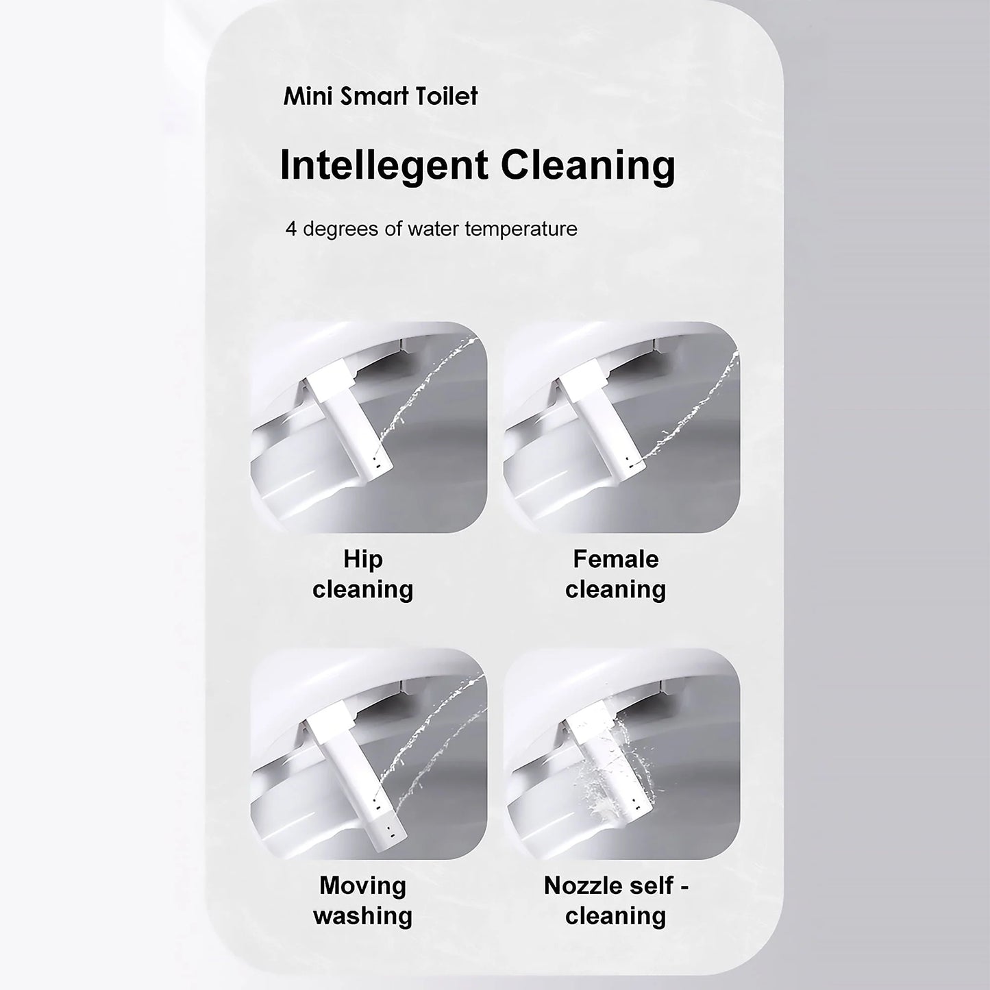 Teekyooly Smart Toilet,One Piece Bidet Toilet for Bathrooms,Modern Elongated Toilet with Warm Water, Auto Flush, Foot Sensor Operation, Heated Bidet Seat ,Tankless Toilets with LED Display