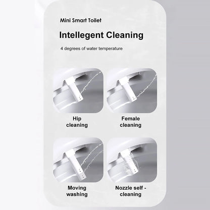 Teekyooly Smart Toilet,One Piece Bidet Toilet for Bathrooms,Modern Elongated Toilet with Warm Water, Auto Flush, Foot Sensor Operation, Heated Bidet Seat ,Tankless Toilets with LED Display