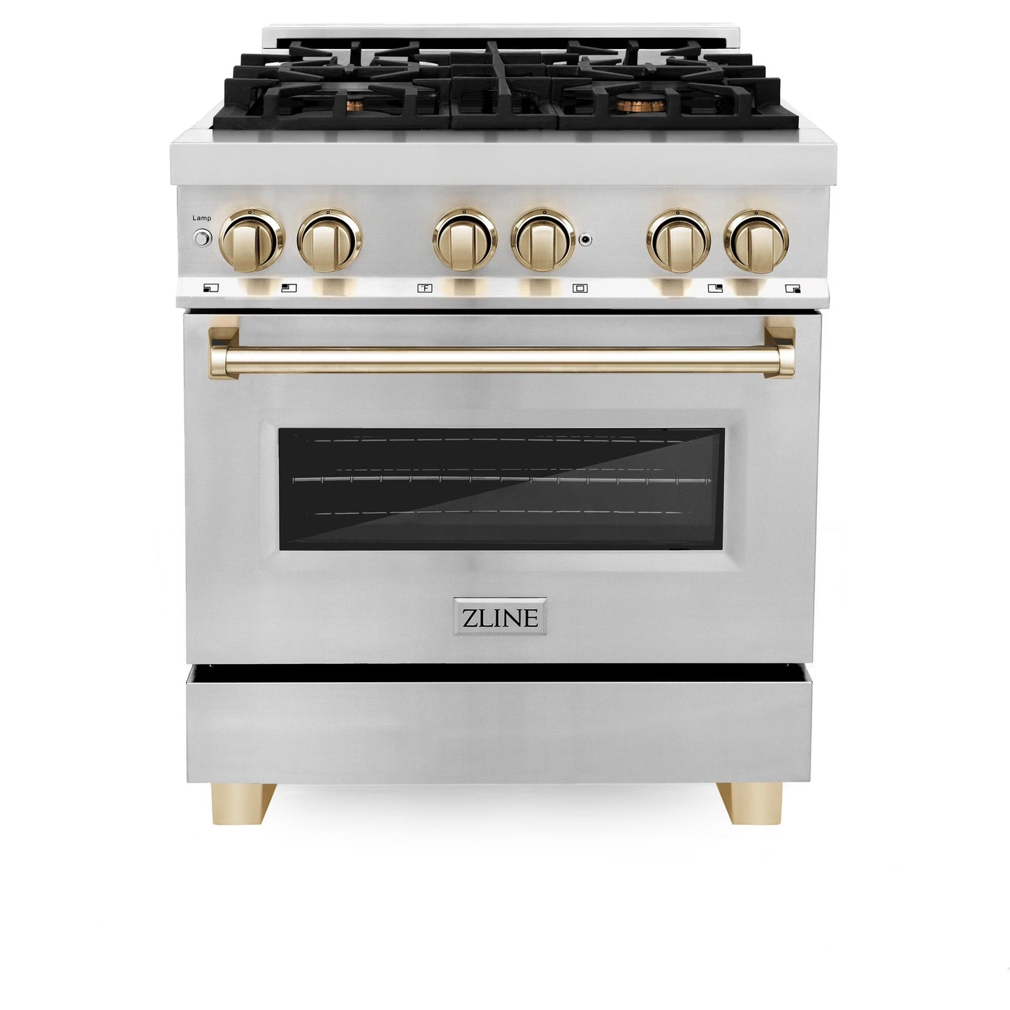 ZLINE KITCHEN AND BATH RAZ30CB professional gas range