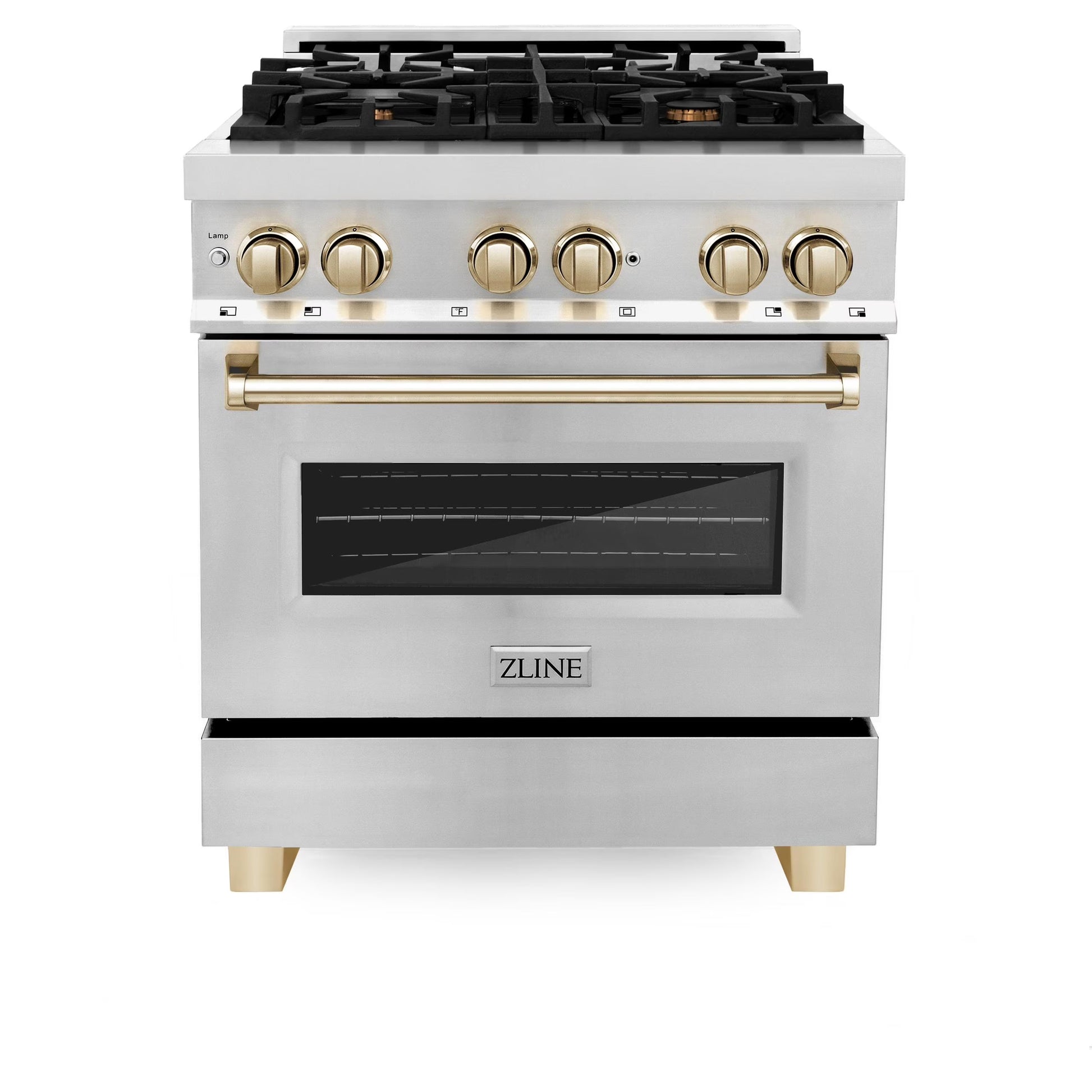 ZLINE KITCHEN AND BATH RAZ30CB professional gas range