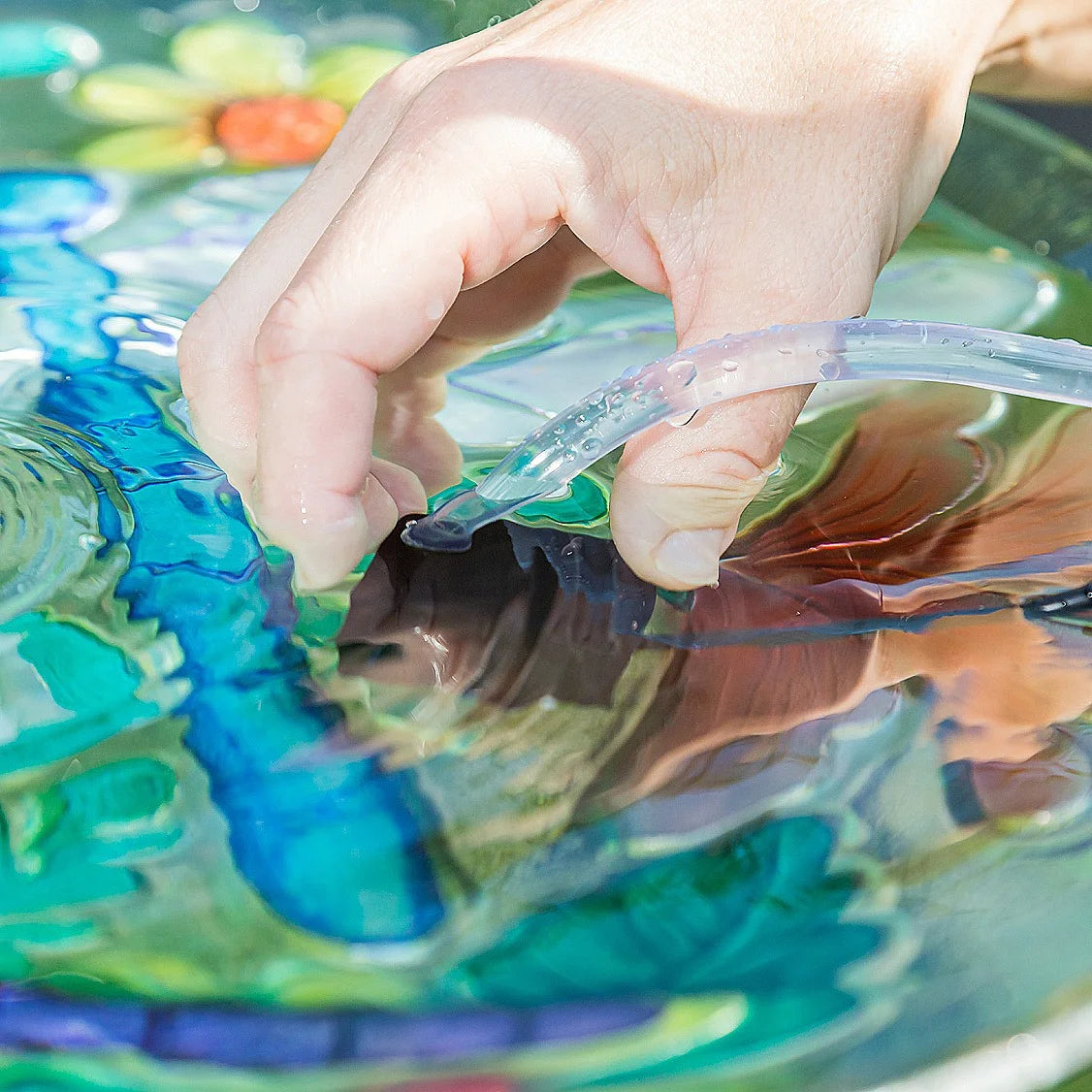Water Agitator Bird Bath Stand