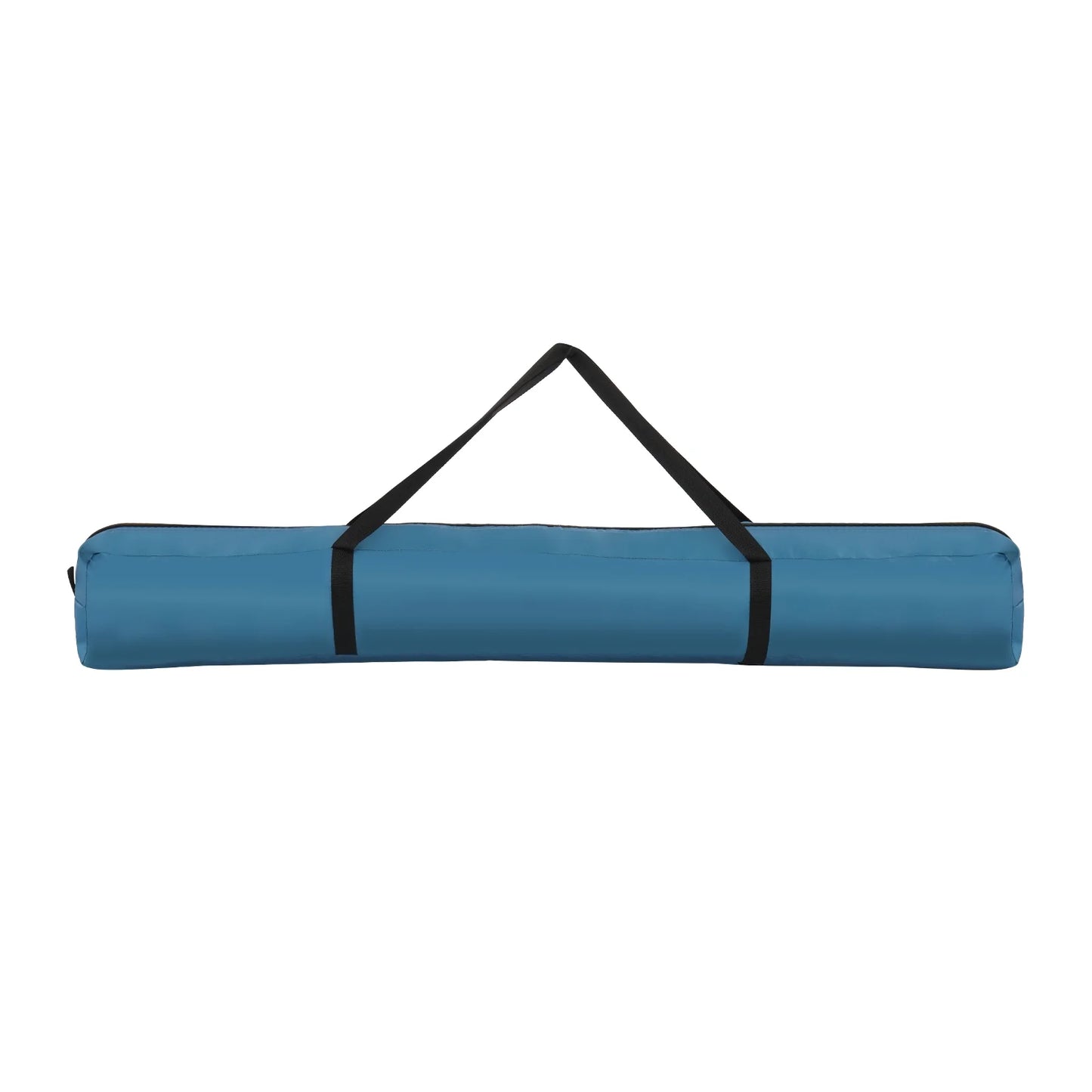 2 Rooms Camping Shower Tent, 7.5 FT Outdoor Pop up Changing 2 Room, Instant Extra Wide Privacy Shelter for Camping Dressing Toilet Bathroom with Carry Bag, Blue & White