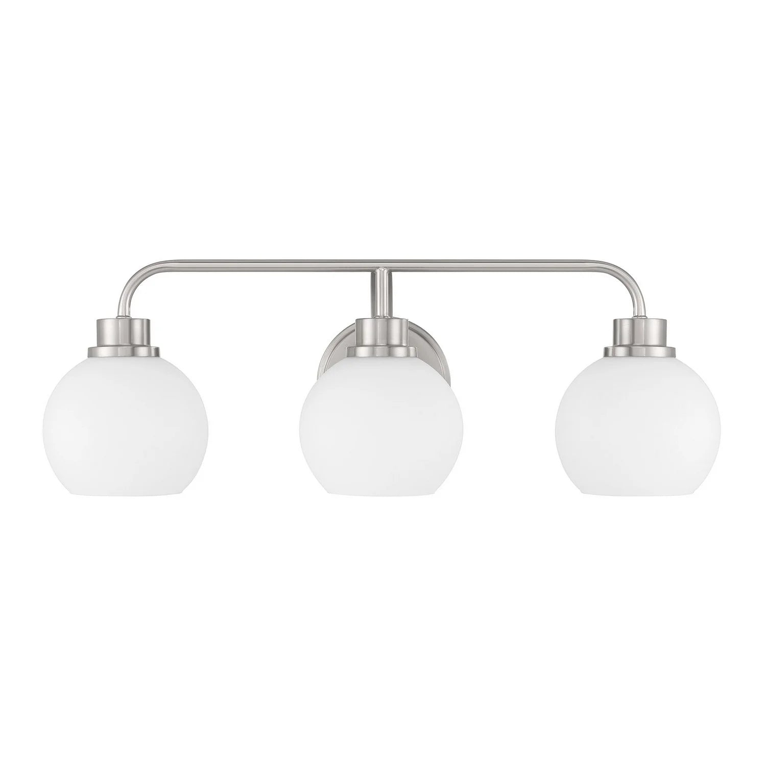 Bathroom Vanity Light in Brushed Nickel