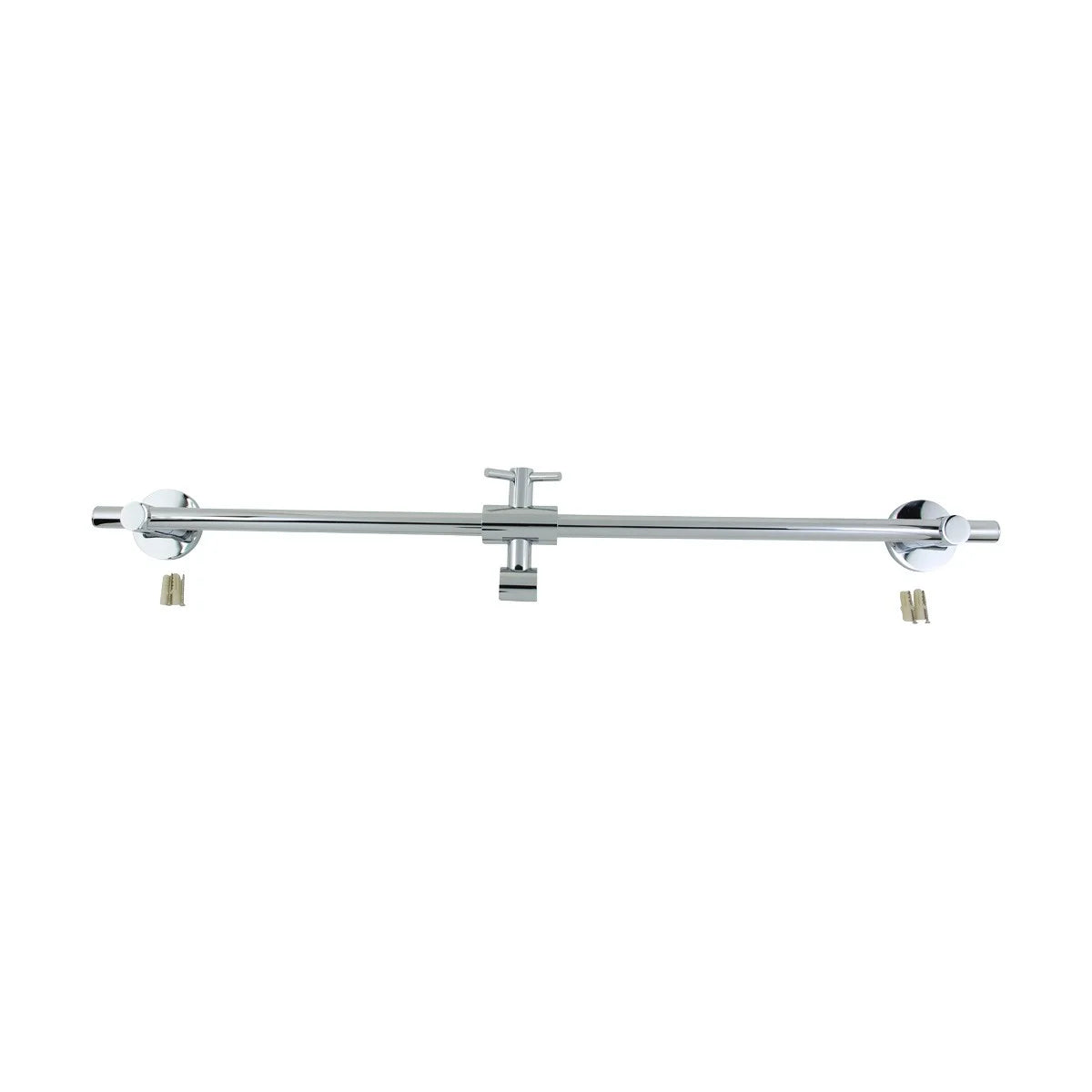 Chrome Bathroom Handheld Slide Bar Heavy Duty Brass | Renovator's Supply