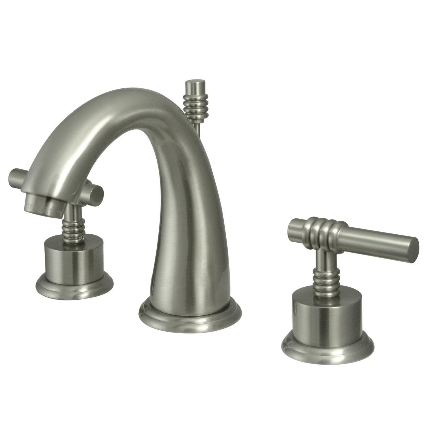 Kingston Brass KS2962ML Milano Widespread Bathroom Faucet, Polished Brass