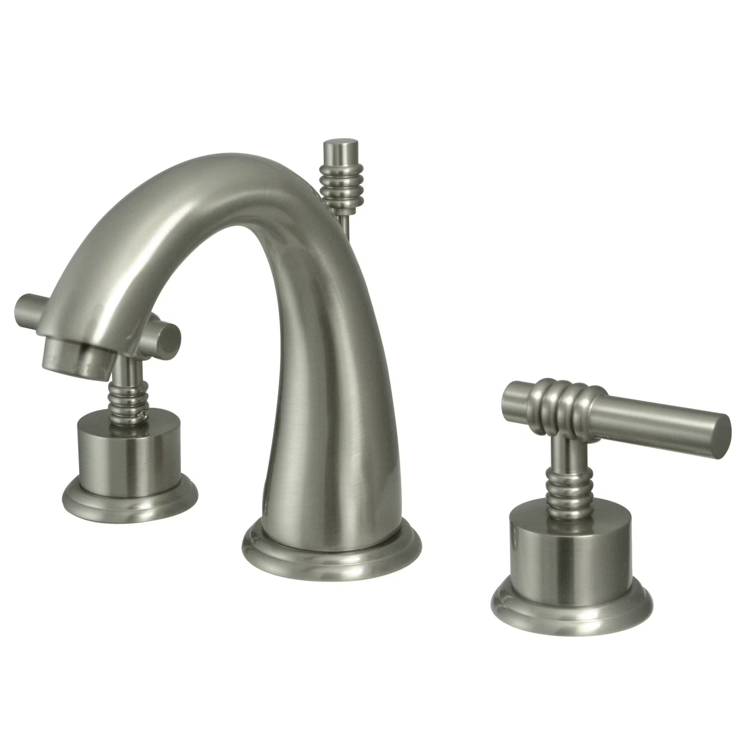 Kingston Brass KS2962ML Milano Widespread Bathroom Faucet, Polished Brass