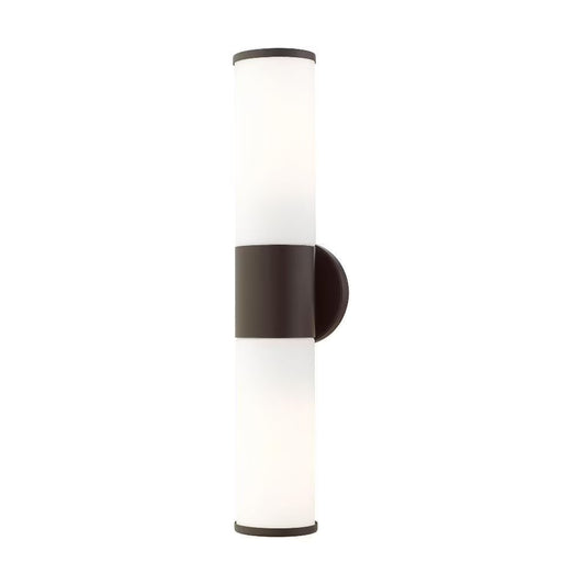 2 Light Ada Bathroom Light in Nautical Style-18.5 inches Tall and 4.25 inches Wide-Bronze Finish Bailey Street Home 218-Bel-4363094