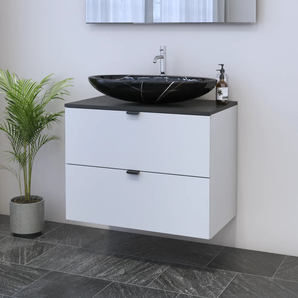 Ines 2S 80 Floating Bathroom Vanity (32" Width)