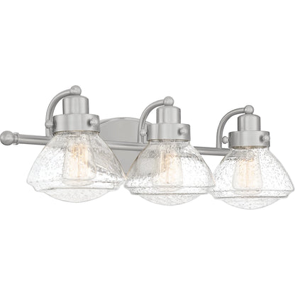 Quoizel SCH8603PN Scholar 25" 3-Light Bath Vanity in Palladian Bronze