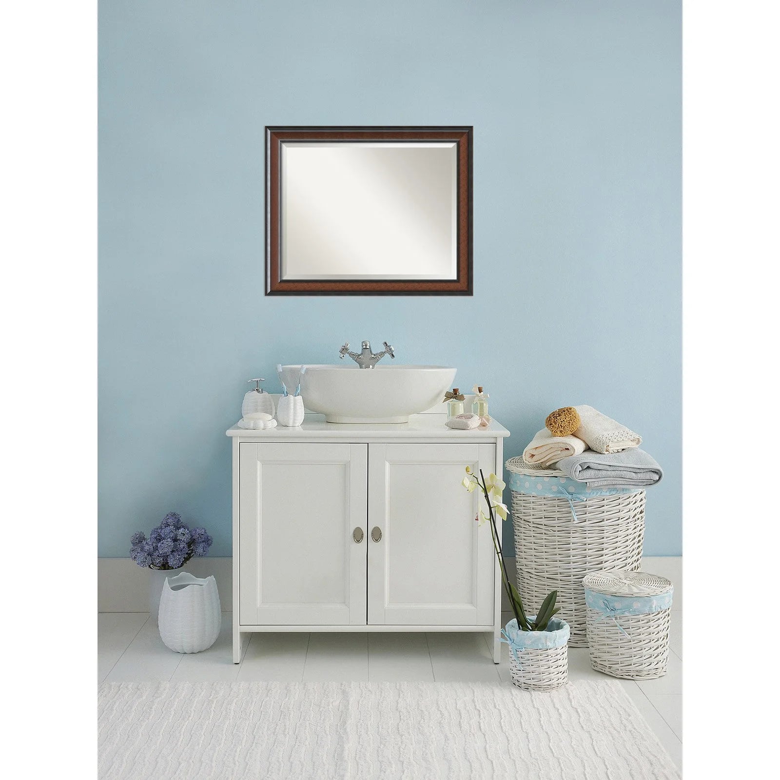 Amanti Art Cyprus Bathroom Mirror