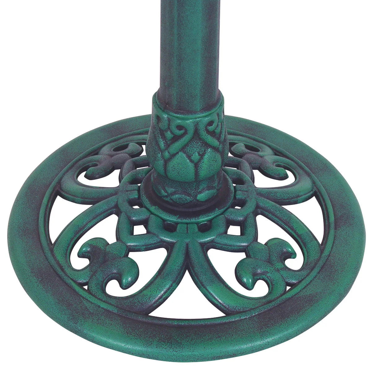 Costway Green Pedestal Bird Bath Feeder Freestanding Outdoor Garden Yard Patio Decor