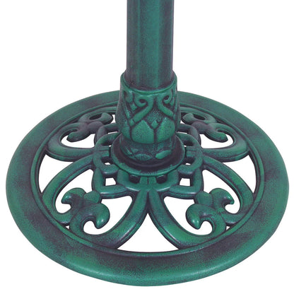 Costway Green Pedestal Bird Bath Feeder Freestanding Outdoor Garden Yard Patio Decor