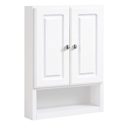 Design House Concord Wood 2-Door Bath Wall Mount Storage Cabinet (21 x 7 x 30), White