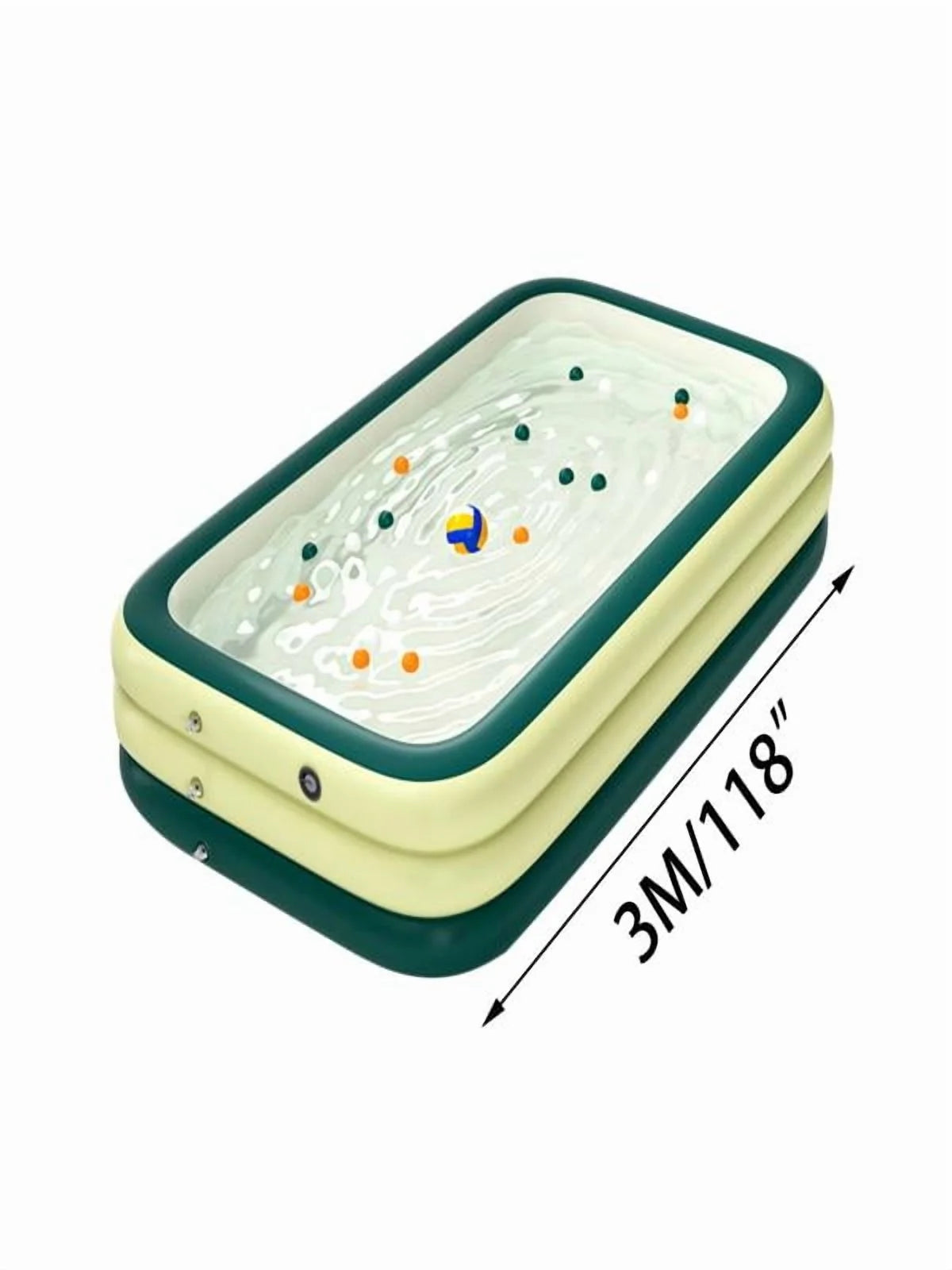Family Inflatable Swimming Pool, Inflatable Pool for Baby, Kiddie, Kids, Adult, Outdoor, Garden, Backyard, Summer Water Party Inflatable Bathtub for Indoor or Outdoor