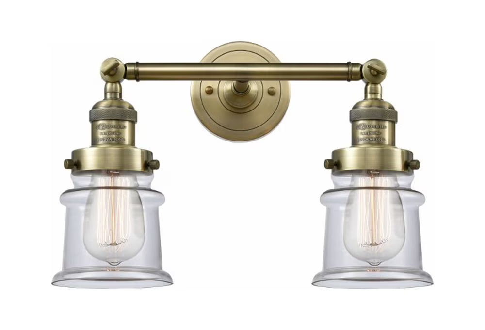 Innovations Lighting - Canton - 2 Light Bath Vanity In Industrial Style-11