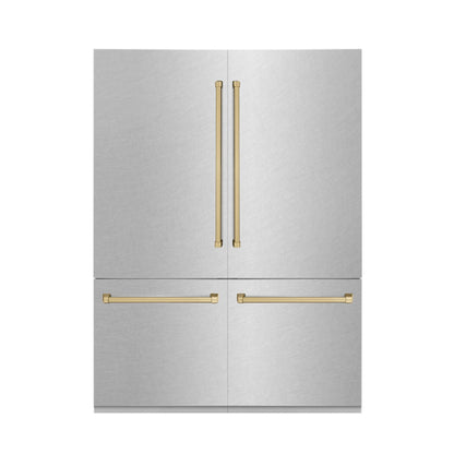 ZLINE KITCHEN AND BATH RBIVZSN60CB french door built in refrigerator