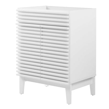 Vanity Cabinet (Sink not included), Black, Wood, Mid Century Hotel Bedroom Bathroom, Modern Contemporary HB33433