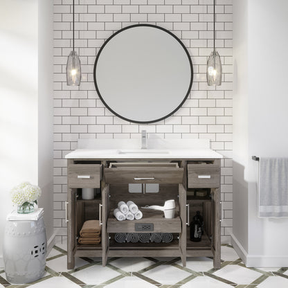 Katie Bath Vanity by Studio Bathe in Gray