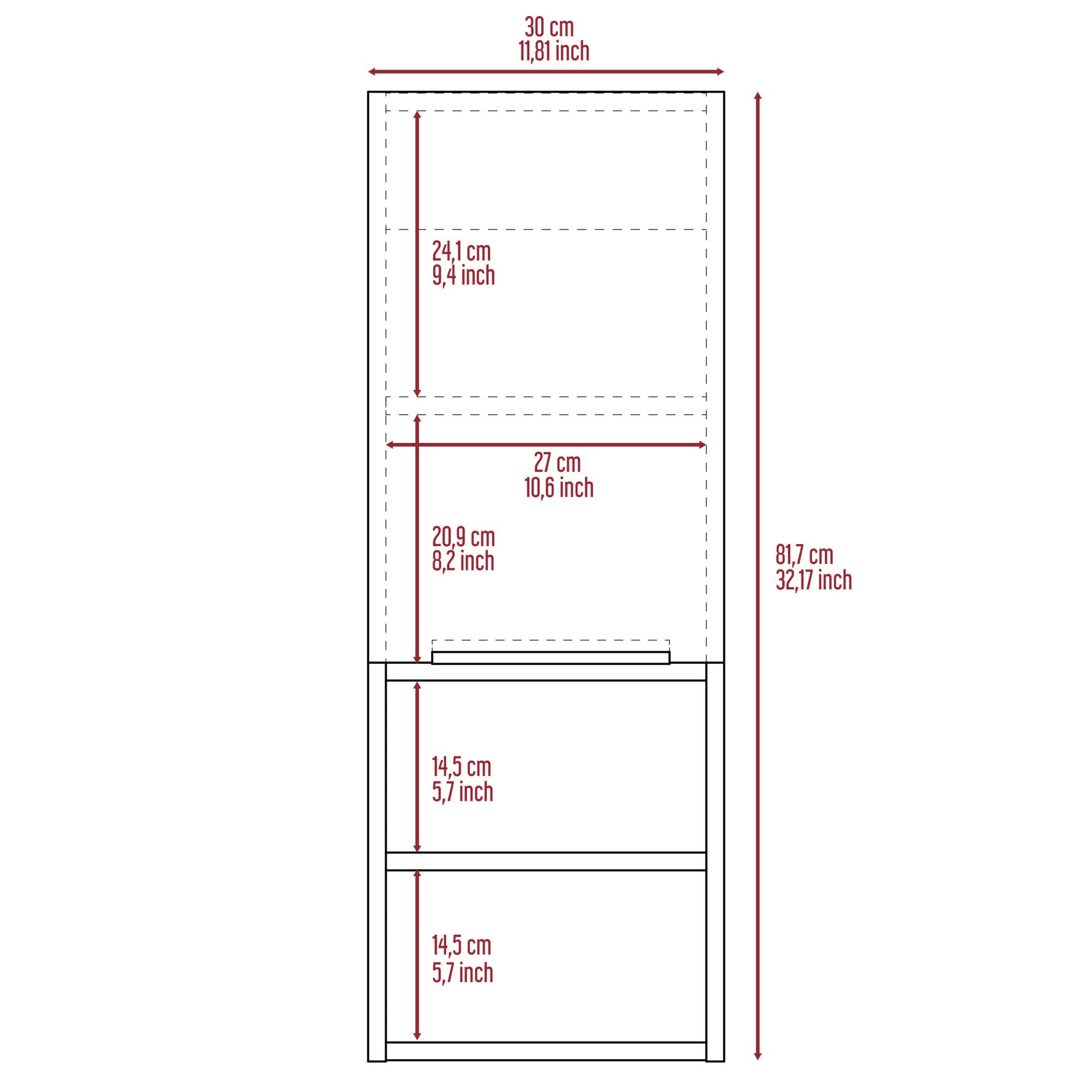 Particle Board Medicine Cabinet with 1 Doors and 2 Semi-open Shelves, Wall Cabinet for Bedroom,Living Room and Bathroom, Black