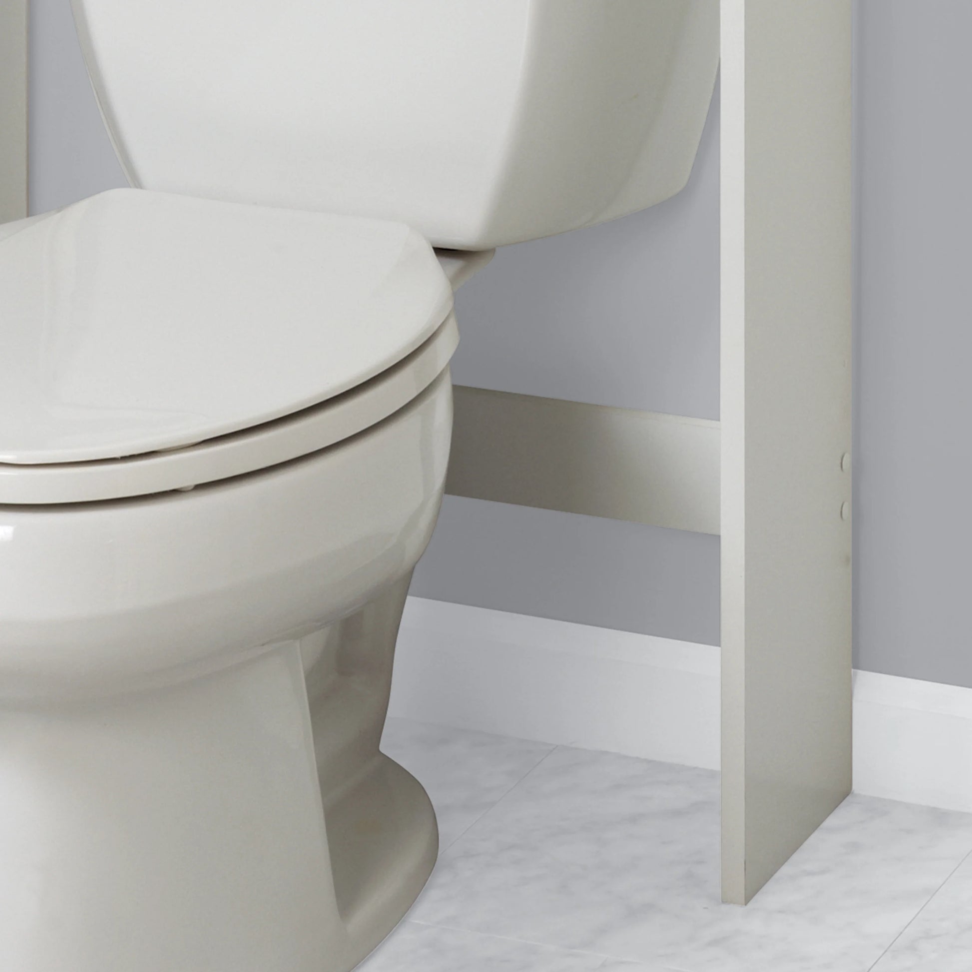 Zenna Home Cottage Collection over the Toilet Spacesaver, Bathroom Storage Shelves, White