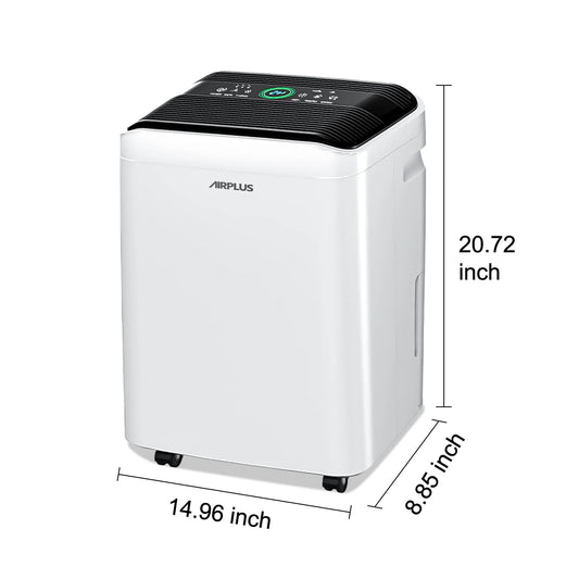 50 Pint Dehumidifier for Basements,Large Room,Home,Bathroom,4,500 Sq. ft. Dehumidifier with Drain Hose,Intelligent Humidity Control,24H Timer,3 Speed