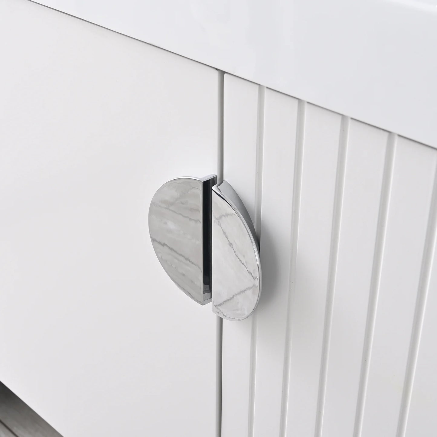 Floating & Wall Mounted Bathroom Vanity Set with Acrylic Sink