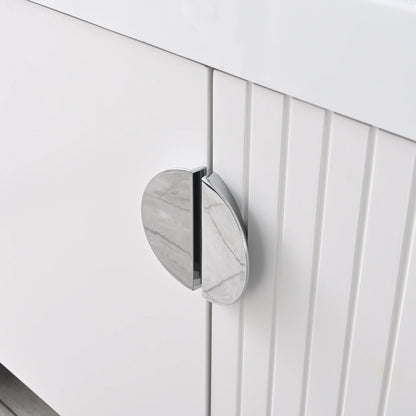 Floating & Wall Mounted Bathroom Vanity Set with Acrylic Sink