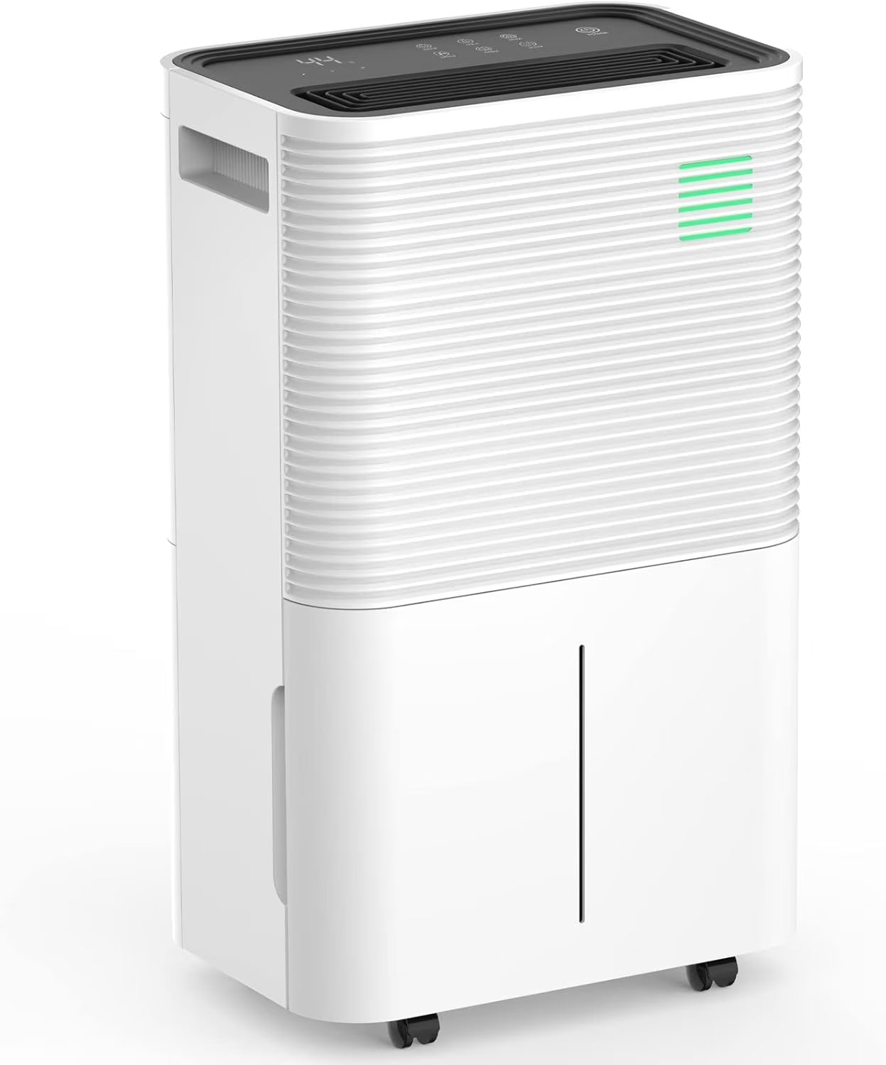 KISSAIR 15 Pints Dehumidifier, 3000 Sq. Ft Coverage Area with 1.72 gal Water Tank, 24H Timer, 3 Modes, Portable Dehumidifier for Basement/Bathroom/Laundry Room