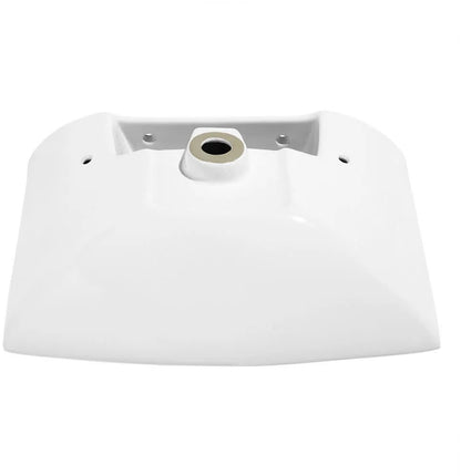 Sublime Pedestal Bathroom Sink Square Single Faucet Hole