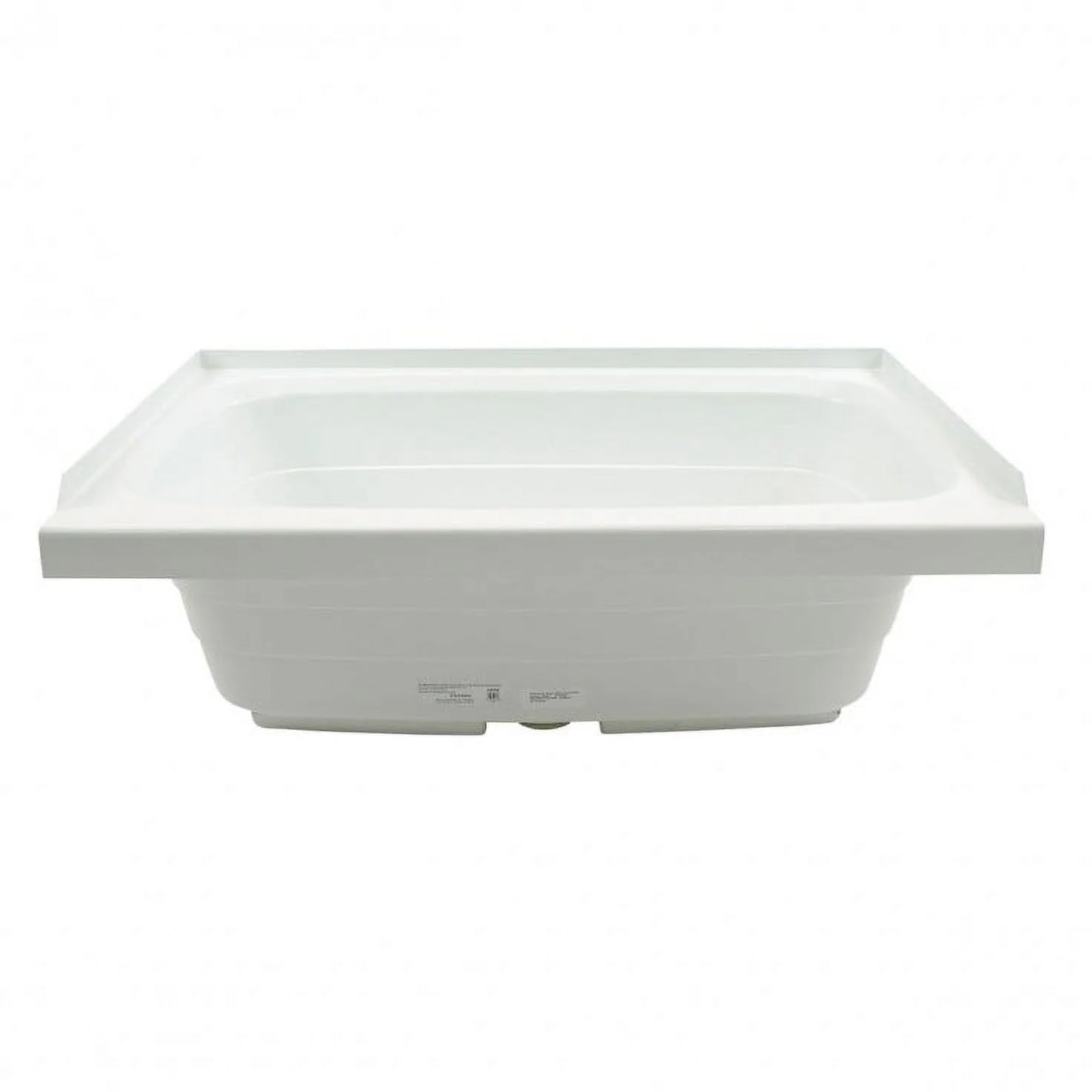 Lippert 209648 Sinks Better Bath 24" X 36" Rv Bath Tub Center Drain White