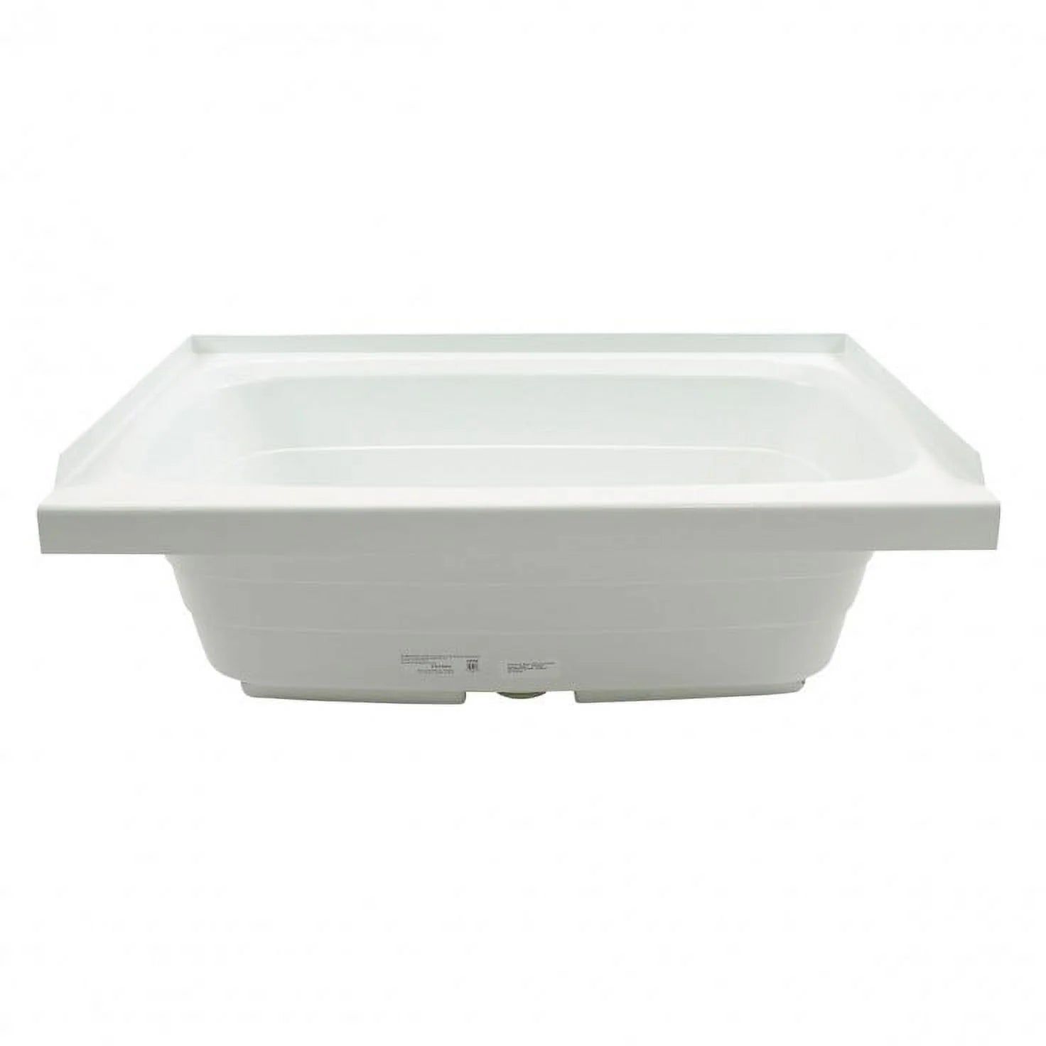 Lippert 209648 Sinks Better Bath 24" X 36" Rv Bath Tub Center Drain White