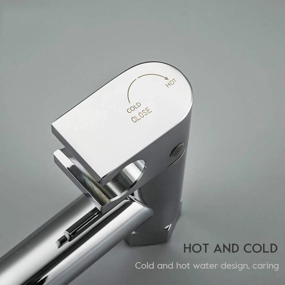 Handheld Bidet Sprayer for Toilet, Chrome Baby Cloth Diaper Washer Set Brass Bathroom Sprayer Kit Wall Mounted Bathroom Bidet Faucet with Hot and Cold Water, Anti Leaking Hose