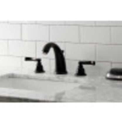 Kingston Brass KB982FL Widespread Bathroom Faucet, Polished Brass