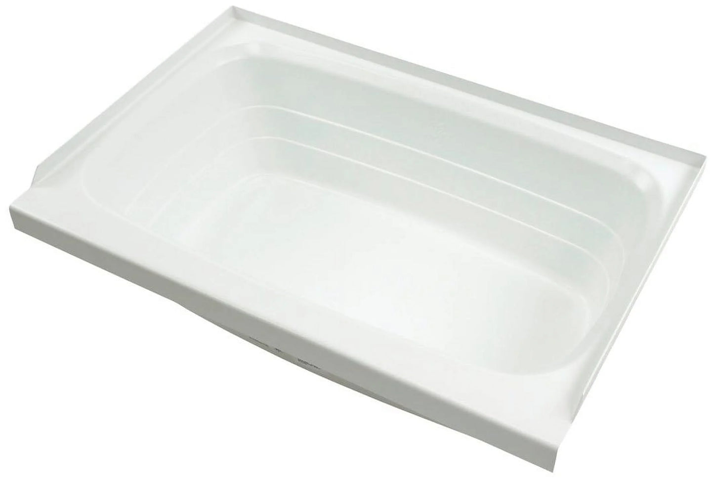 Lippert 209648 Sinks Better Bath 24" X 36" Rv Bath Tub Center Drain White