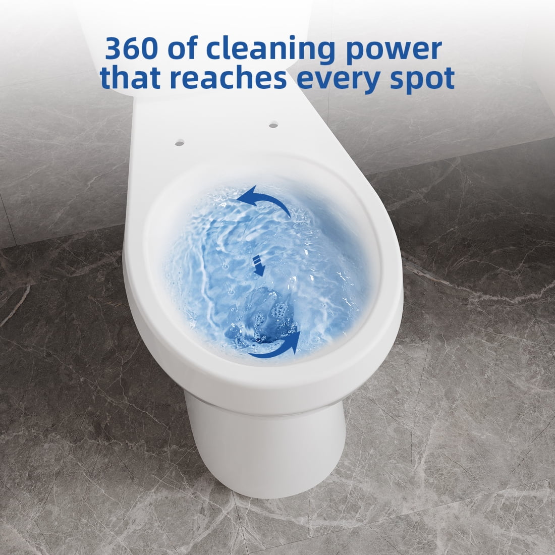 21" Toilet, Two-Piece Toilet, ADA Toilet with Dual Flush, Elongated Toilets for Bathrooms with Soft Close Seat, Universal Height with 1.28 Siphonic Flush Cotton White