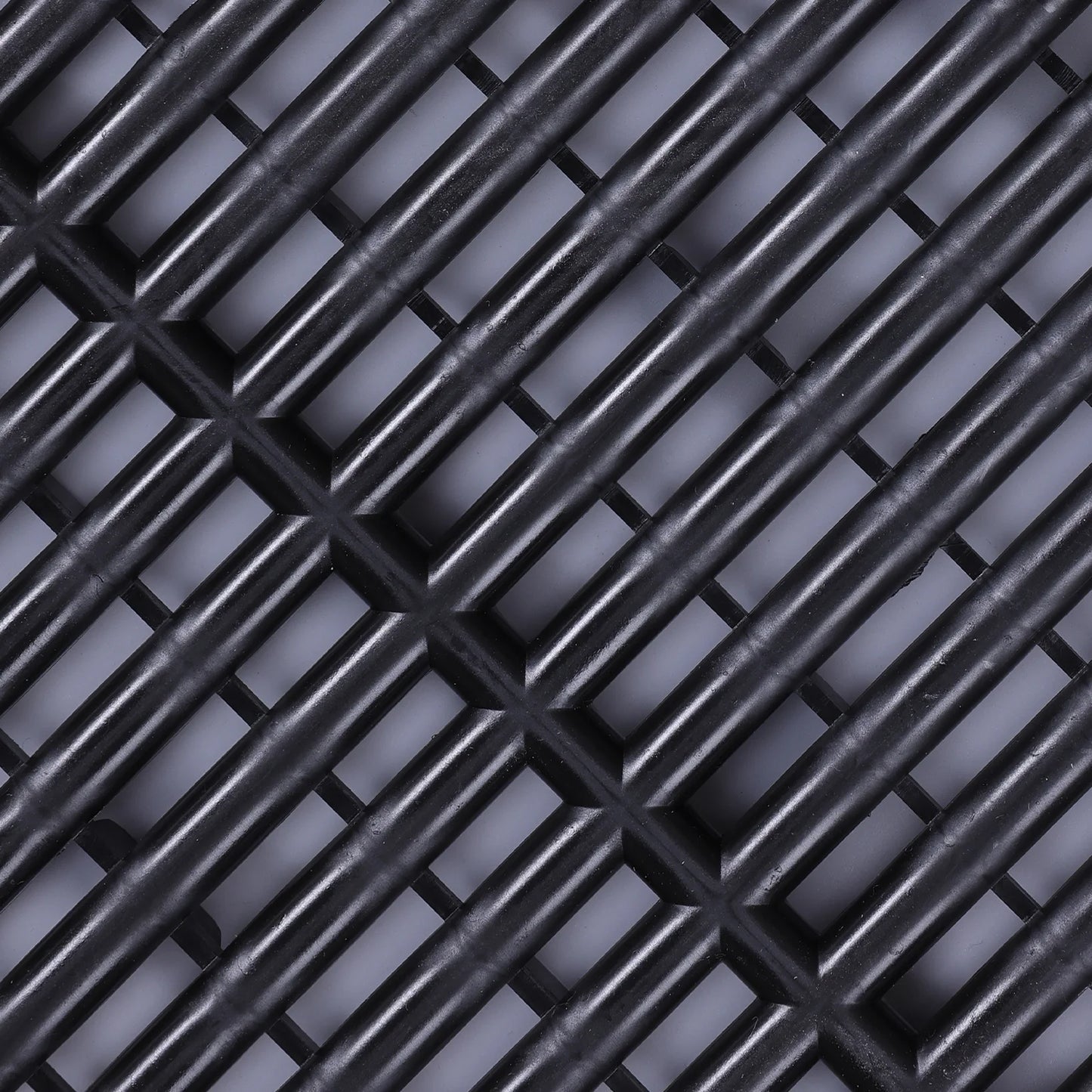 0.71IN Thrick Garage Tiles Interlocking 15.8x15.8in 34PCS Large Drainage Tiles Flooring Cover for Pool Shower Bathroom Deck Patio Outdoor, Black