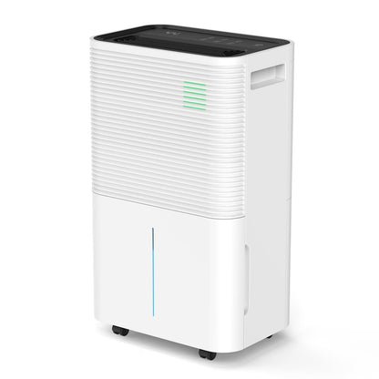 KISSAIR 15 Pint Dehumidifier, Max 3000 Sq.Ft Coverage Area, 3 Operation Modes, 24H Timer, Basement/Bathroom/Laundry Room