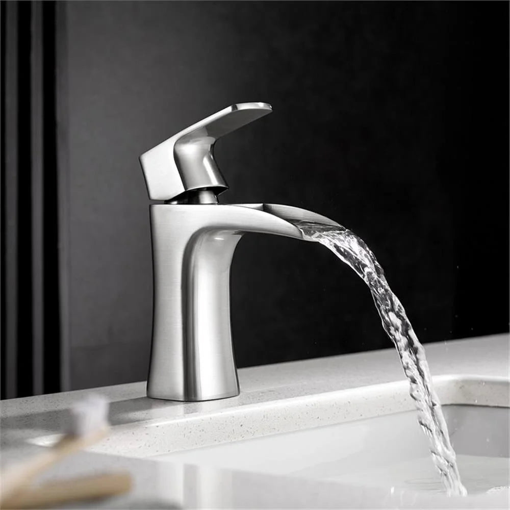 Vinnova Alessandra Single Lever Vessel Bathroom Faucet in Polished Chrome