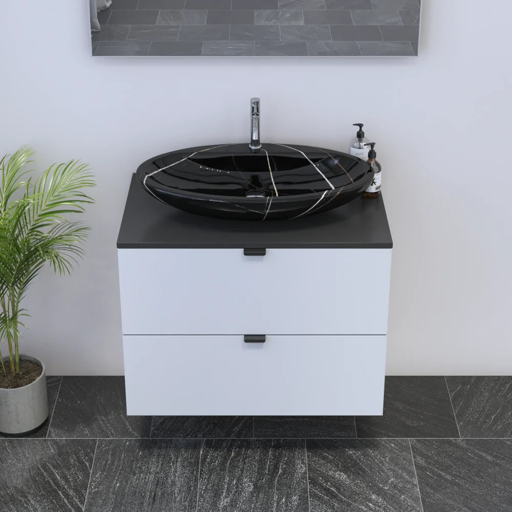 Ines 2S 80 Floating Bathroom Vanity (32" Width)