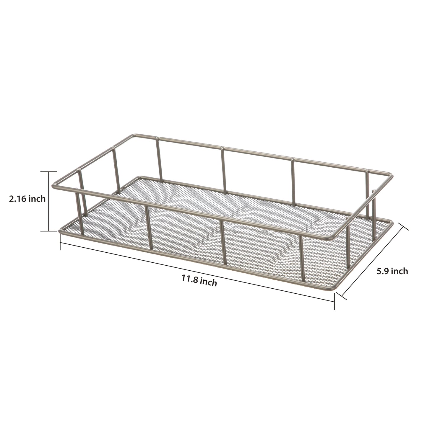 Mainstays 4 Piece Steel Satin Nickel Bath Shelves Set 15 lb Capacity per Shelf for Adult - Teen Ages