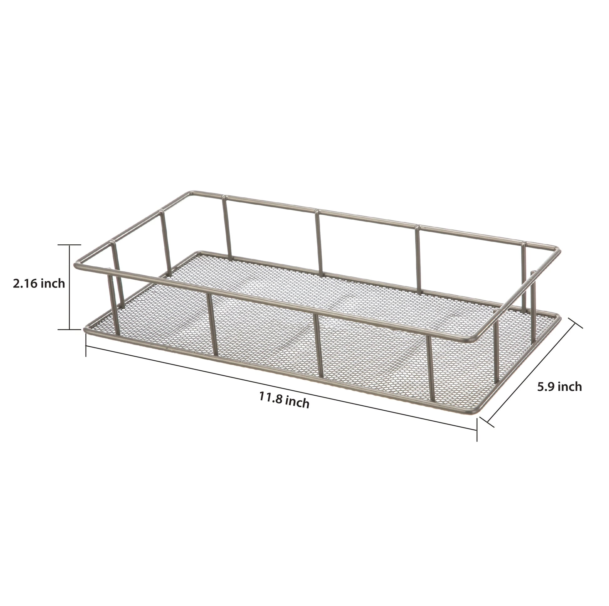 Mainstays 4 Piece Steel Satin Nickel Bath Shelves Set 15 lb Capacity per Shelf for Adult - Teen Ages