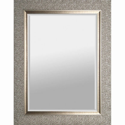 Mirrorize Canada IMM102 27 x 35 in. Mosaic Bathroom Mirror, Silver